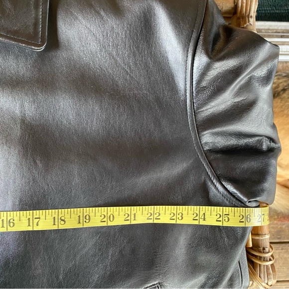 Sea Dream Black Genuine Leather Coat with Removable Thinsulate Liner - Picture 12 of 16